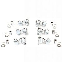 Grover 106C Original Locking Rotomatics Tuning Machines Set - Chrome