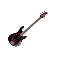 Ernie Ball Music Man StingRay 4-String Electric Bass Guitar Black Cherry Burst