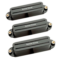 Seymour Duncan Hot Rails Strat  Guitar Pickup Set - Black  11208-02-B