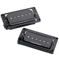 Seymour Duncan P-Rails Pickup Set LP with Triple Shot mounting rings Black
