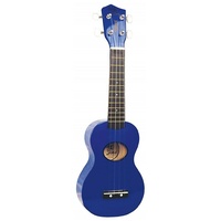 Eddy Finn Minnow EF-MN-BL Blue Ukulele with Matching Blue Gig Bag