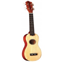 Eddy Finn Minnow EF-MN-NT Natural Ukulele with Matching Gig Bag