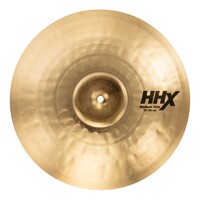 Sabian 11502XMB HHX Series Medium Hi-Hats Brilliant Finish B20 Cymbal 15in