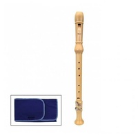 Meinel Maple Wooden Alto / Treble Recorder with Bag Made in Germany baroque style