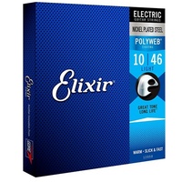 Elixir 12050 Polyweb Light Gauge Coated Electric Guitar Strings 10 - 46