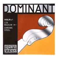 Thomastik-Infeld 129 Dominant Violin String Single E String 129, 4/4 Size Chrome