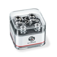 Schaller New S Locks (Pair)  Chrome 14010201  Strap Locks / security Locks
