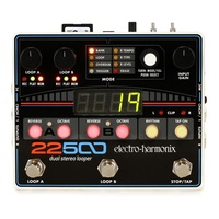 Electro-Harmonix 22500 Dual Stereo Looper Guitar Effects Pedal