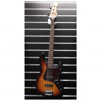 G&L JB-4 3-Tone Sunburst Electric Bass C/w Hard Case - USA Made