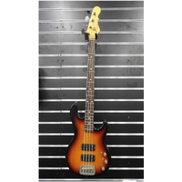 G&L USA L2000 RUSTIC 3 Tone Sunburst Electric Bass  Guitar with Hardcase.