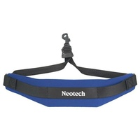 Neotech Soft Sax Strap Royal Blue Regular, Swivel Hook Fits most saxophones