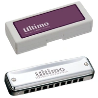 TOMBO Ultimo 10 Holes harmonica Key of F 1810F Blues / Jazz Harp 1 only on Sale