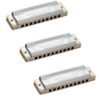 TOMBO Aero Reed Diatonic Harmonica 3 Pack Keys B D G Made in Japan EOFY SALE