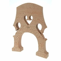 Aubert Double Bass Bridge Aubert Untreated 1/4 Size (20)