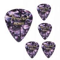 Fender 351 Premium Heavy Celulloid Guitar Picks - Purple Moto - 5 Picks