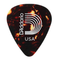 D'Addario Shell-Color Celluloid Guitar Picks, 25 pack, Light