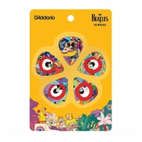D'Addario Beatles Guitar Picks Yellow Submarine , Heavy Gauge , 10 Picks