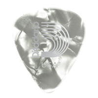 D'Addario White Pearl Celluloid Guitar Picks, 100 pack, Light