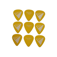 D'Addario Angkor Exclusive Duralin Guitar Picks, Light/Medium, 9 picks 0.70mm