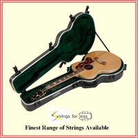 SKB 1SKB-20 Universal Jumbo Acoustic Deluxe Guitar Case TSA Locks