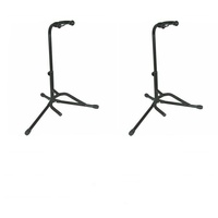 2 x Heavy Duty Tubular Guitar Stand suit Acoustic, Electric or Bass Guitars