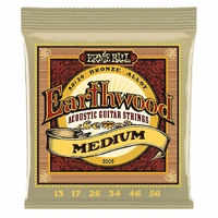 Ernie Ball 2002 Earthwood 80/20 Bronze Medium Acoustic Guitar Strings 13-56
