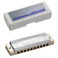 TOMBO Aero Reed Key F Sharp 10 holes Diatonic Harmonica Made in Japan 2010F#