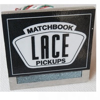 Lace Sensor Alumitone Matchbook Boutique Cigar Box Pickup - Black