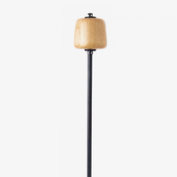 Danmar Tommy Aldridge Clear Maple Bass Drum Beater - Long Shaft