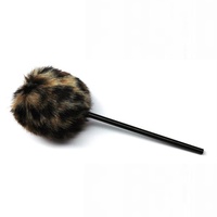 Danmar 209TC Long Hair'd Furry Kick Beater - Tan Cheetah