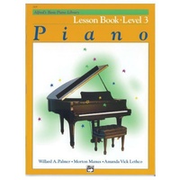 Alfred Alfred's Basic Piano Course Lesson Book 3  Instruction Book New