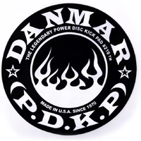 Danmar 210FL1 Flames Bass Drum Single Pad