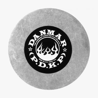 DANMAR METAL KICK BASS DRUM DISC - Flames