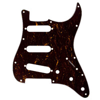 Big Bang Tone Electric Guitar Pickguard for '62 Strat Red Tortoise 3 Ply