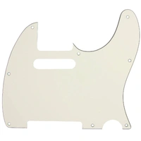 Big Bang Tone Electric Guitar Pickguard for Tele 8 Hole Parchment 3-Ply