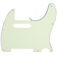 Big Bang Tone Electric Guitar Pickguard for Tele 8 Hole Mint Green 3-Ply