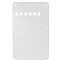 BBT Big Bang Tone Standard Strat Backplate 1 ply - White
