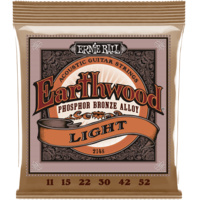Ernie Ball 2148 Earthwood .011- 52 Light Phosphor Bronze Acoustic Guitar Strings