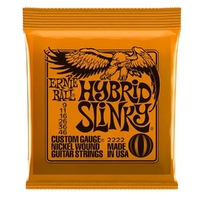 Ernie Ball Hybrid Slinky 009 - .046  Electric Guitar Strings , P02222 , USA Made