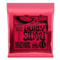 Ernie Ball 2226 Burly Slinky Nickel wound Electric Guitar Strings, 11 - 52