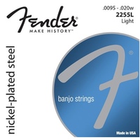 Fender 5-String Banjo Nickel Plated Steel Light .0095-.020w 