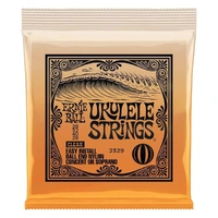 Ernie Ball Concert or Soprano Nylon Ball End Ukulele Strings - Clear