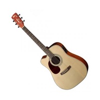 CORT MR500E OP ACOUSTIC GUITAR LEFT HAND NATURAL OPEN PORE W/ PICKUP