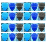 24 x Ernie Ball Nylon Easy Grip Guitar Picks / Plectrums Mixed Gauge 2 Dozen