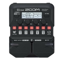 Zoom G1 FOUR Guitar Multi-effects Processor - 13 Amp Models 60 Onboard Effects,