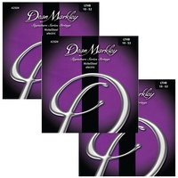 3 x Dean Markley 2504 LT/HB Nickel Steel Electric Guitar Strings 10 -52