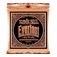 Ernie Ball 2544 Everlast Phosphor Medium Acoustic Guitar Strings 13 - 56