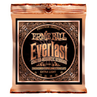 Ernie Ball Everlast Phosphor Extra Light Acoustic Guitar Strings 10 - 50 - 2550 