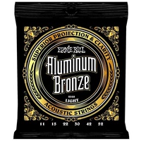 Ernie Ball 2568  Aluminum Bronze Light Gauge Acoustic Guitar Strings 11 - 52