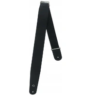 Planet Waves by D'Addario 25HYB00 Hybrid Leather Guitar Strap - Black